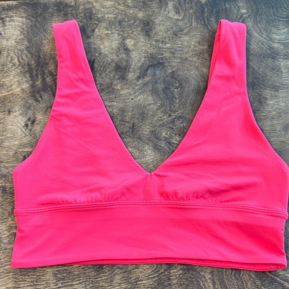 lululemon athletica Vibrant Pink Sports Bra